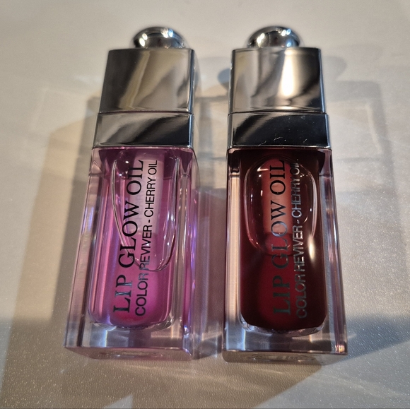 Dior Lip Glow Oil Duo - Pink Lilac & Bronzed Glow - Picture 1 of 2